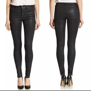 Joes jeans black jet sparkler skinny jeans size 28